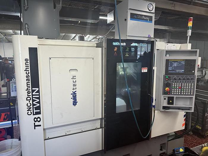 Used 2021 Quicktech T8-Twin-Y CNC Lathe
