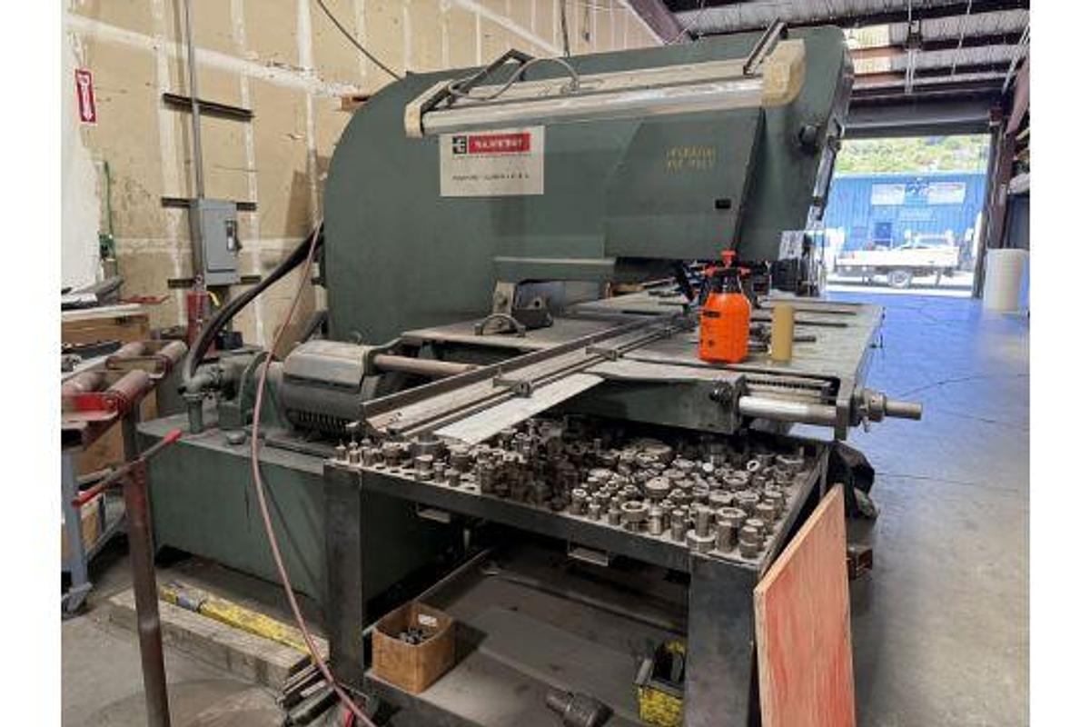 Used W.A Whitney Mdl. 652-50 50-ton Cap. Punch & Tooling