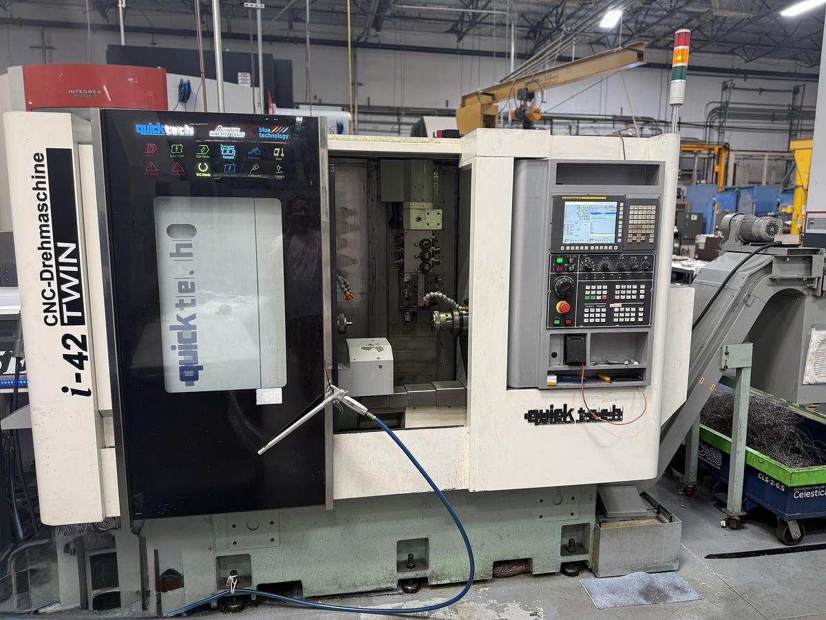 Used 2017 Quick-Tech Mdl. I-42 Twin CNC Turning Center More Information Coming Soon