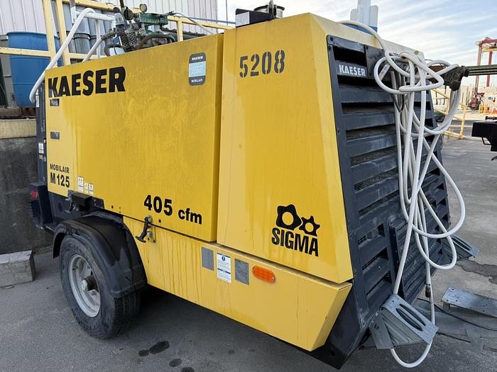 Used 2017 KAESER MDL MOBILAIR M125 TOWABLE AIR COMPRESSOR- ONLY 5,400 HOURS