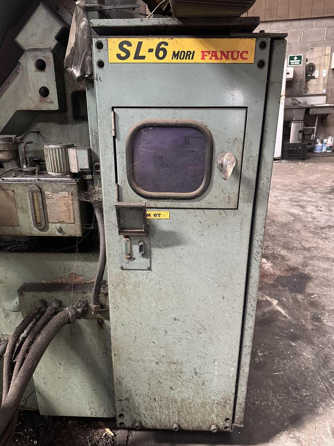 Used MORI SEIKI MDL. SL65B CNC LATHE, DUAL CHUCK,