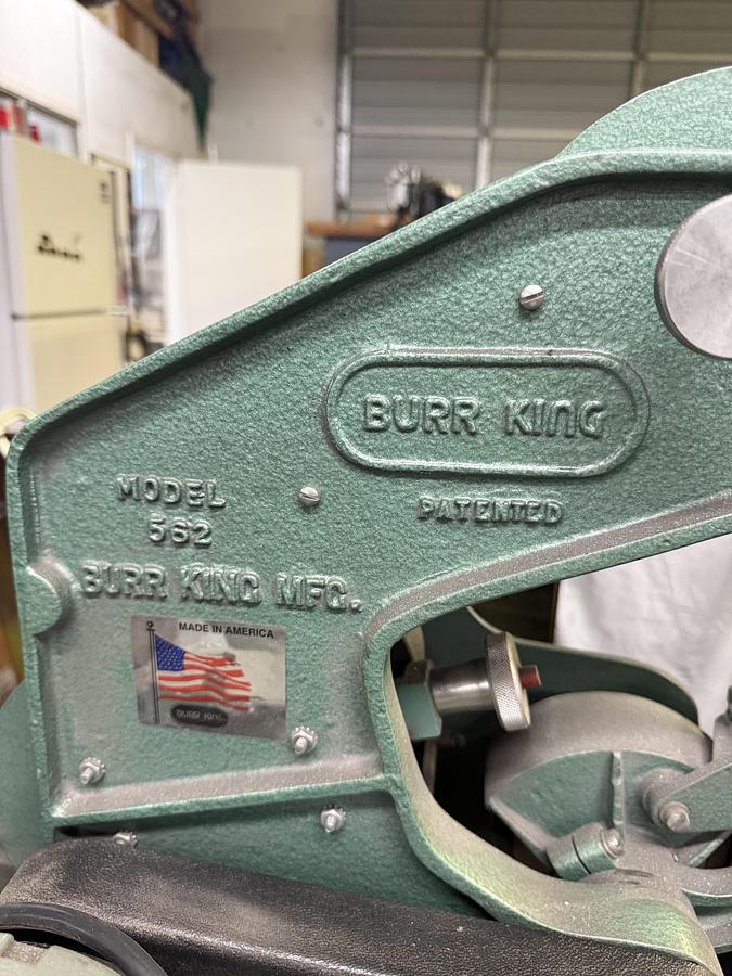 Used Burr King Vertical Belt Sander