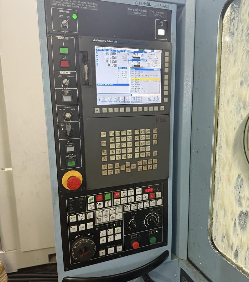 Used 2017 Matsuura Mdl. H Plus 405 CNC HMC