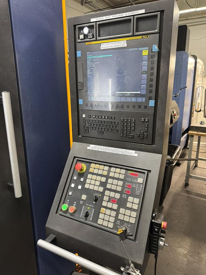 Used 2022 YCM Mdl RX65 5-Axis CNC Vertical Machining Center, Low Hours, $350,000 New Pricing!