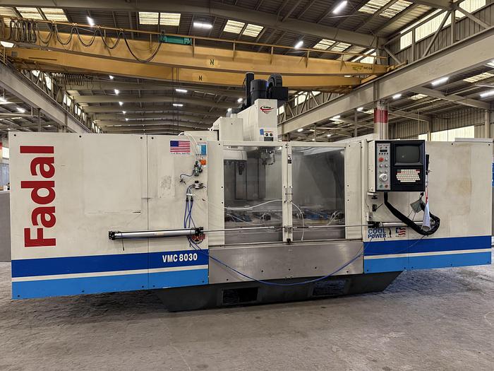 Used 2001 FADAL 8030HT CNC VMC! 10K SPINDLE, VISES, TOOLING INCLUDED