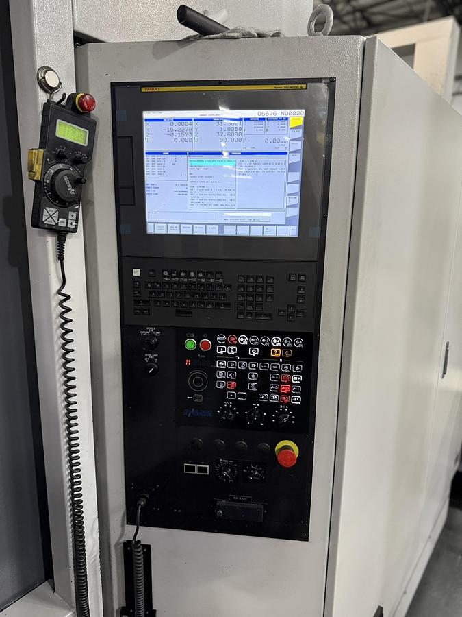 Used 2019 Niigata Mdl. HN-800-S 2-Pallet CNC Horizontal, s/n 46870923, w/ Fanuc Series 30i-Model B CNC Control, 178 ATC, 15K Cat 50 Big Plus Spindle, 4th Axis (360,0000 Position Rotary Table w/ 4 Axes Simultaneous), Coolant Thru Spindle, 215 PSI, Overhead Shower Coolant System, Outside Chip Conveyor, Y Axis Cover, Ballscrew, Counter Balance, 400 V Electrical Cabinet,  X Axis 60.2”, Y axis 48.4”, Z Axis 40.2”, Pallet Size 31.5” sq. 