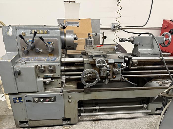 Used Webb 17" x 40" Engine Lathe