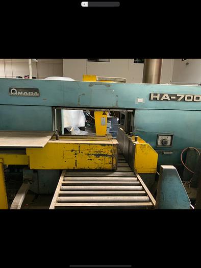 Used AMADA HA700 AUTO HORIZONTAL BAND SAW