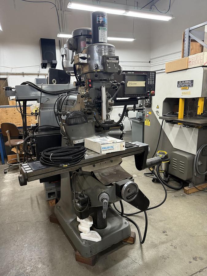 Used Bridgeport CNC Vertical Band w/ Anilam CNC Vertical Mil