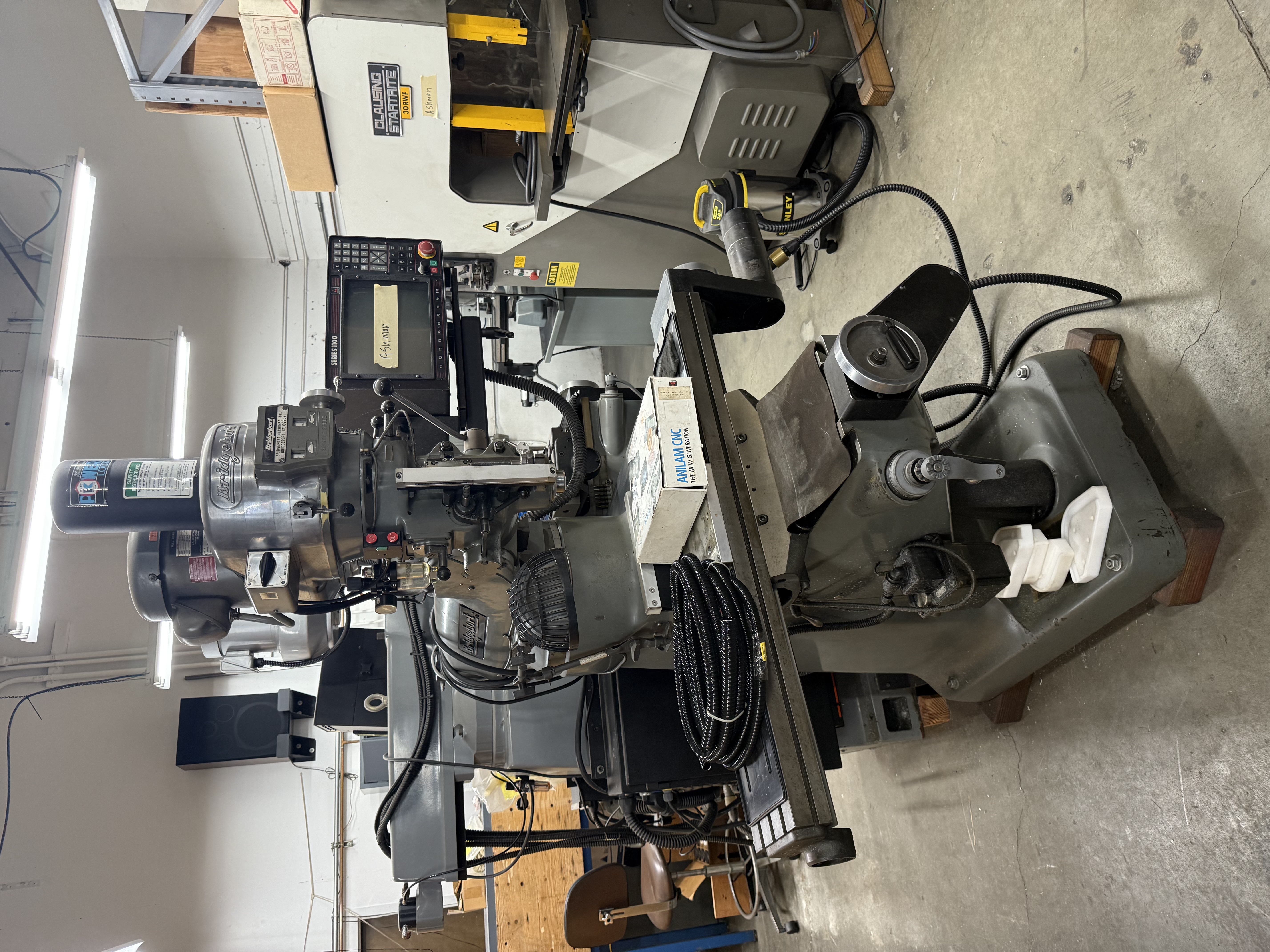 Used Bridgeport CNC Vertical Band w/ Anilam CNC Vertical Mil