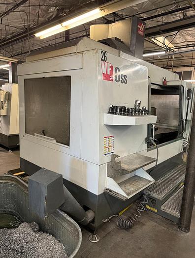 Used 2014 HAAS Mdl. VF6SS 5th Axis CNC Vertical Machining Center, HAAS CNC Controls, 64”X 28” table w/ 24 Station Side Mount Tool Changer