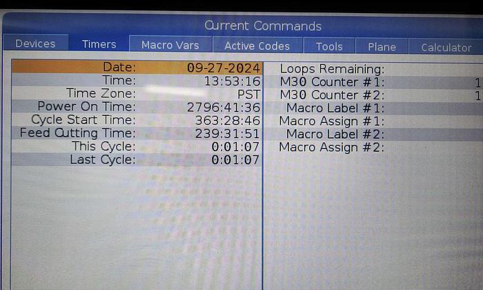 Used 2023 Haas Mdl UMC-500 5 Axis CNC Vertical Machining Center Low Hours... Coming soon Prototype Machine