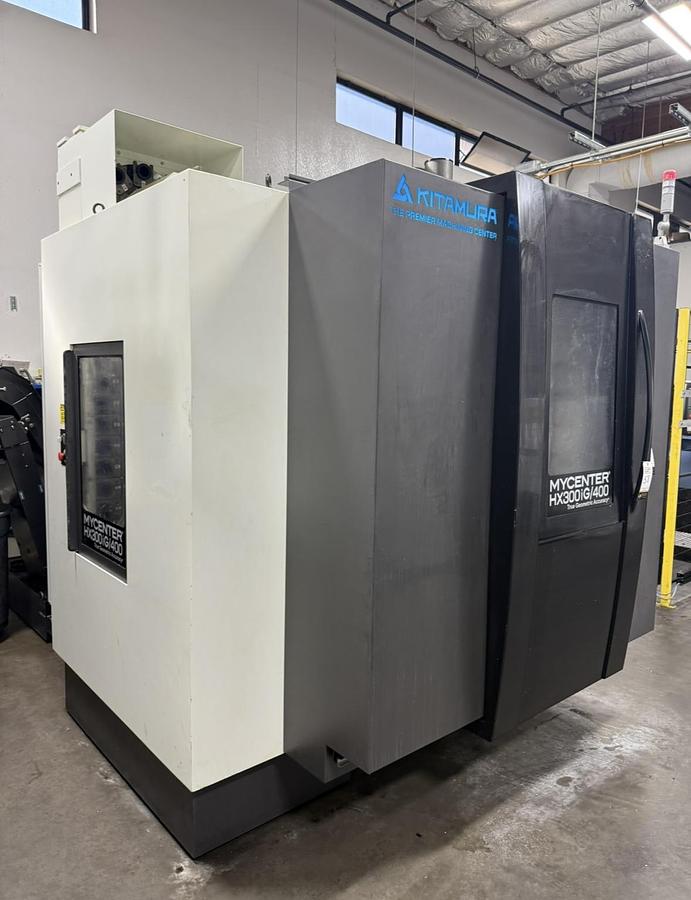 Used 2017 Kitamura Mycenter HX300iG/400 CNC Horizontal Machining Center