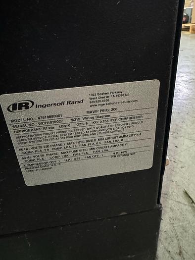 Used Ingersoll Rand Mdl R5.5i Rotary Screw Air Compressor