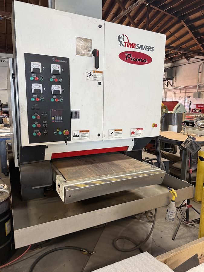 Used 2020 TimeSaver Mdl. PUMA37MWT-DDDB-75 Grainer, s/n 34820, 4 Head