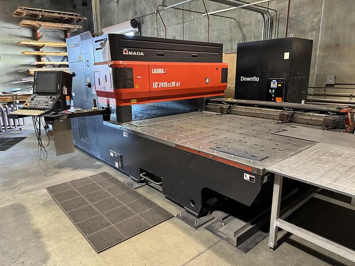 Used 2011 Amada 4k watt CO@ Laser w/ only 4k hours