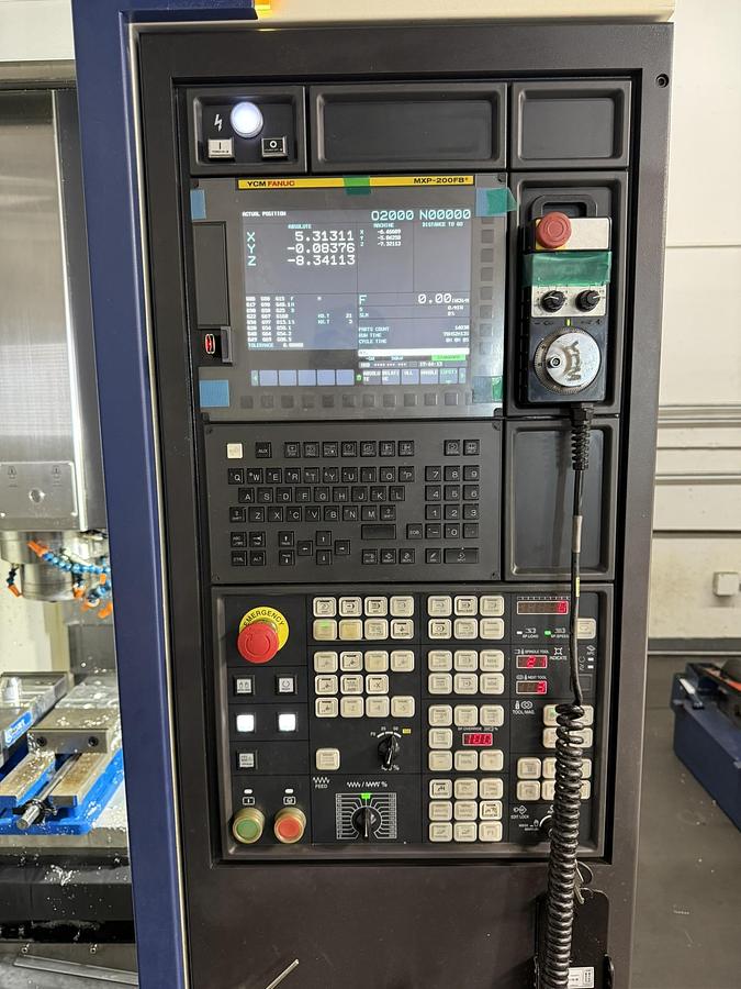 Used 2021 YCM Mdl. NXV600A CNC Vertical Machining Center, Contact For Pricing, Only 3,944 Cutting Hours