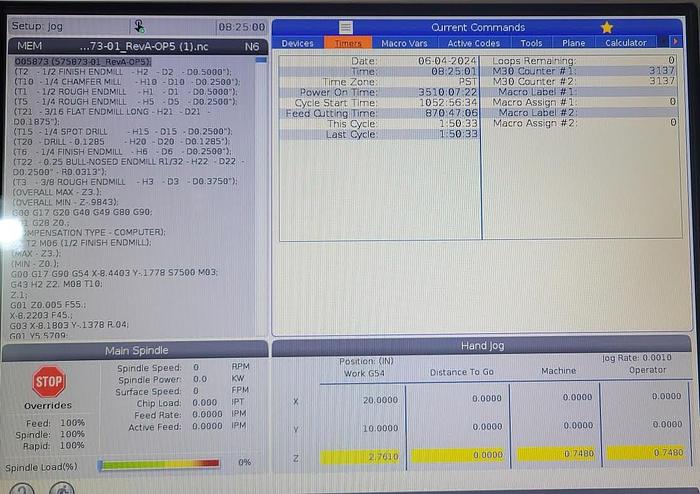 Used 2021 Haas VF-3SS VMC