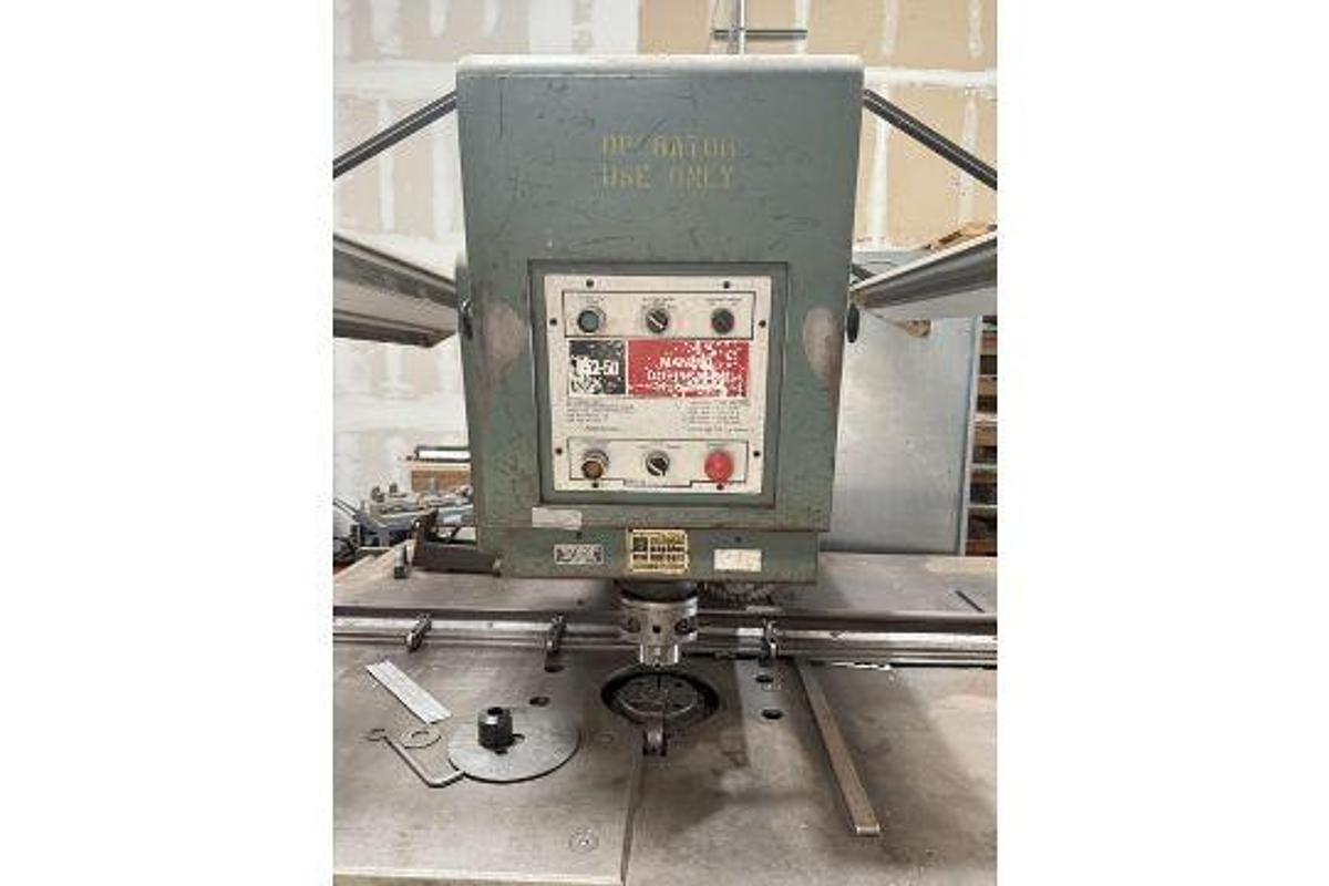 Used W.A Whitney Mdl. 652-50 50-ton Cap. Punch & Tooling