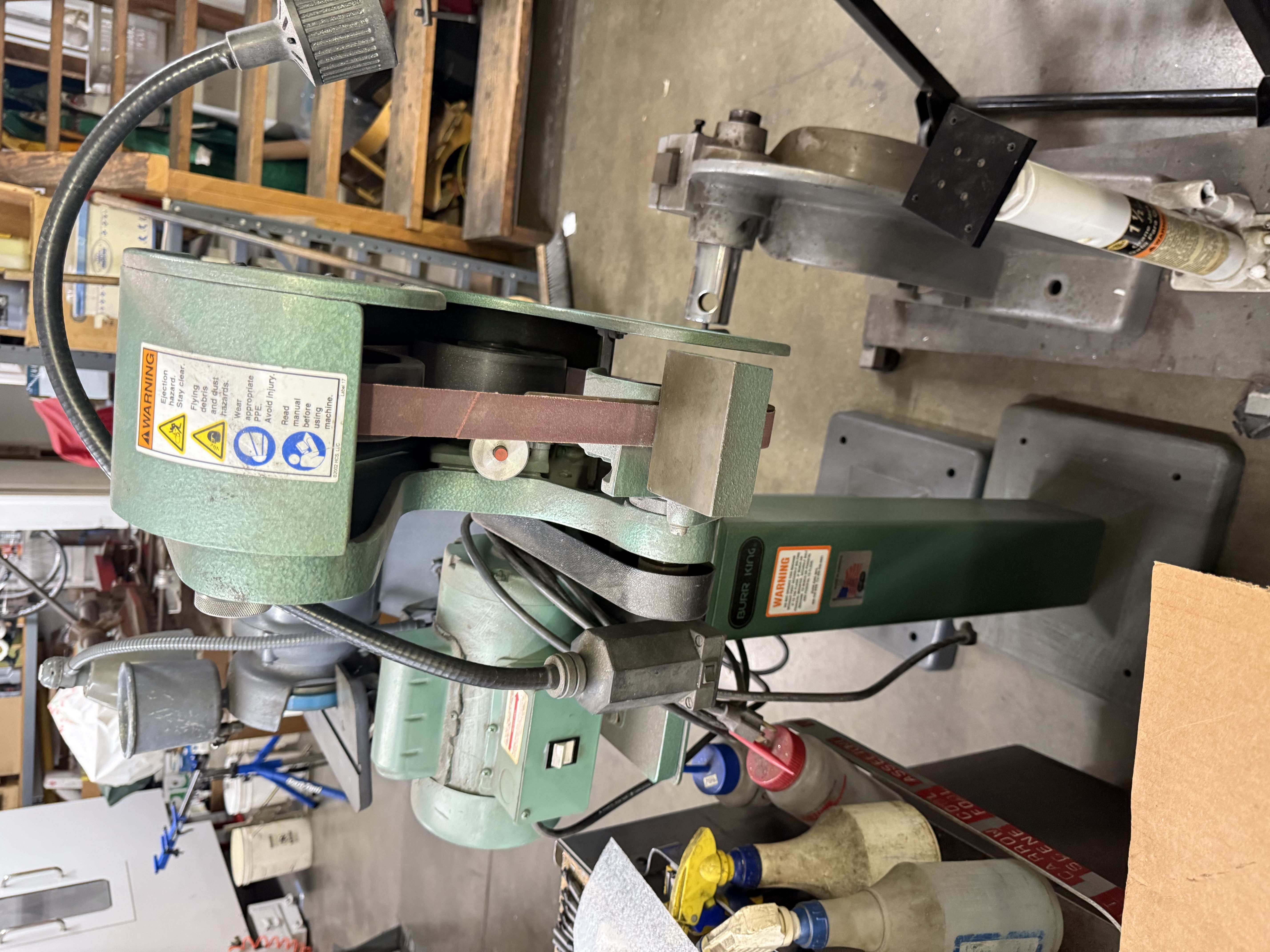 Used Burr King Vertical Belt Sander