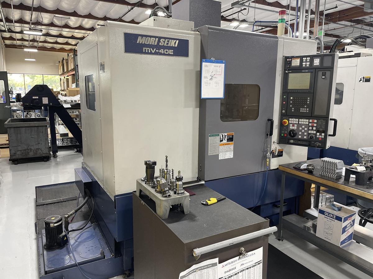 Used (2) 2000 MORI SEIKI MV40E CNC VMC 