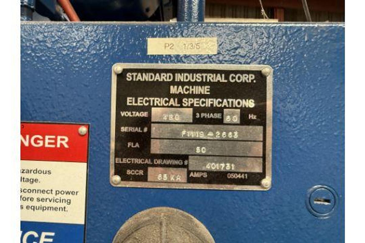 Used Standard Mdl. AB37B-12 12’ x .375” Cap. Shear, s/n F1119-2003