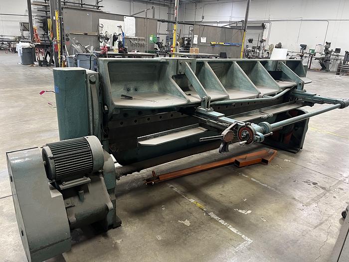 Used WYSONG Mdl. 1010-RD 10 Gage x 10' Power Shear