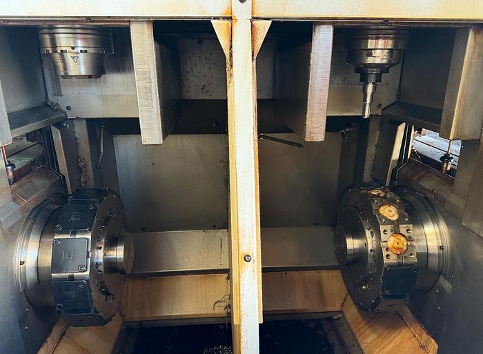 Used 2018 EMAG Mdl. VL3 DUO CNC Twin Spindle Vertical Turret Lathes