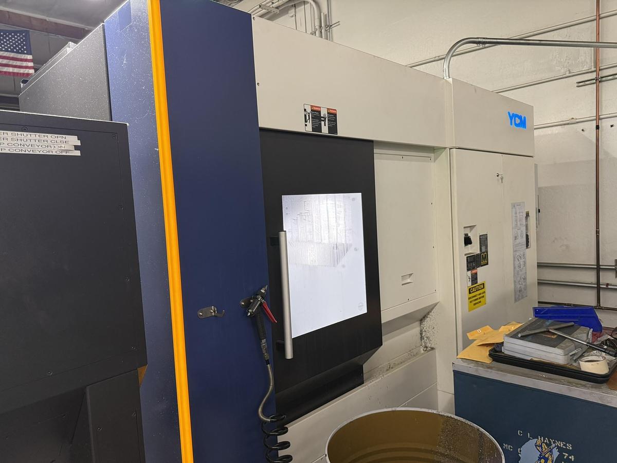 Used 2022 YCM Mdl RX65 5-Axis CNC Vertical Machining Center, Low Hours, $350,000 New Pricing!