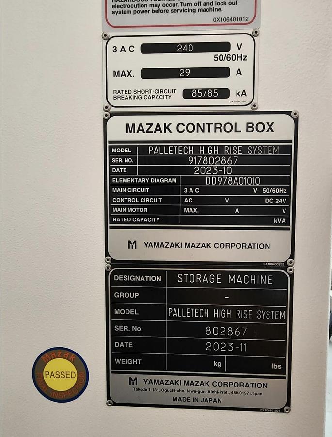 Used 2023 MAZAK VARIAXIS 5 AXIS CNC W/ 2024 12 PALLET SYSTEM
