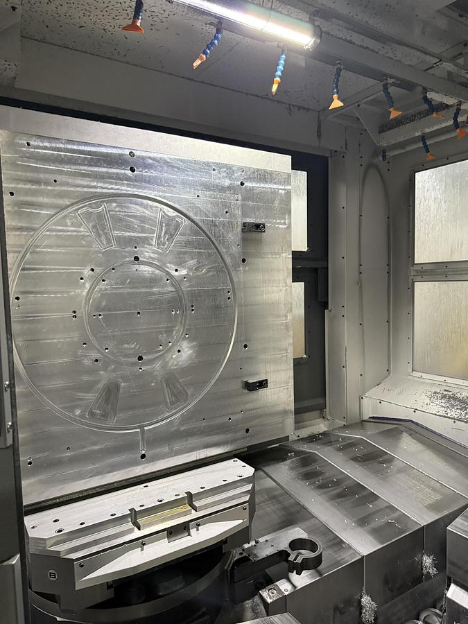 Used 2019 Niigata Mdl. HN-800-S 2-Pallet CNC Horizontal, s/n 46870923, w/ Fanuc Series 30i-Model B CNC Control, 178 ATC, 15K Cat 50 Big Plus Spindle, 4th Axis (360,0000 Position Rotary Table w/ 4 Axes Simultaneous), Coolant Thru Spindle, 215 PSI, Overhead Shower Coolant System, Outside Chip Conveyor, Y Axis Cover, Ballscrew, Counter Balance, 400 V Electrical Cabinet,  X Axis 60.2”, Y axis 48.4”, Z Axis 40.2”, Pallet Size 31.5” sq. 