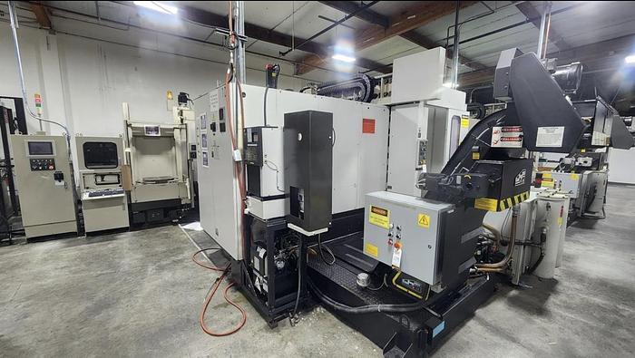 Used 2002 HITACHI SEIKI HS-500 4TH AXIS CNC FMS SYSTEM W/ SEICOS 16 M CNC CONTROLS