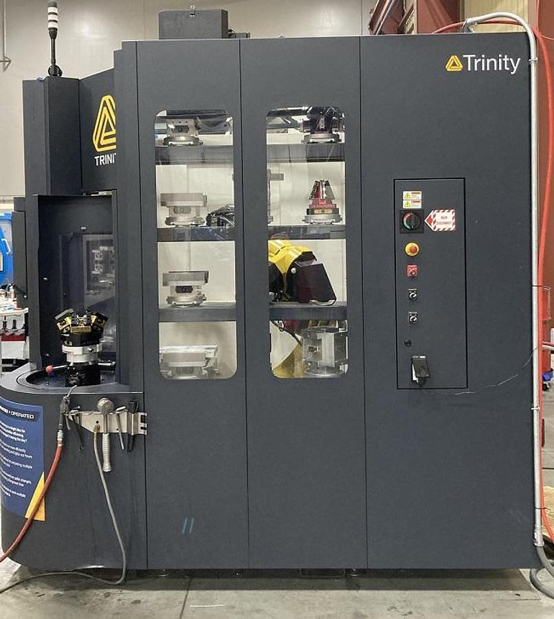 Used 2022 YCM CX-4 5-Axis VMC & Trinity AX2-24 Automatic Pallet System