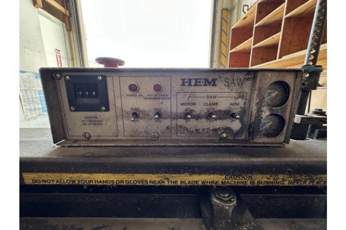 Used HEM Mdl H90A- B/F Horizontal Band Saw
