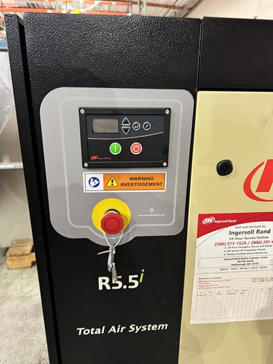 Used Ingersoll Rand Mdl R5.5i Rotary Screw Air Compressor