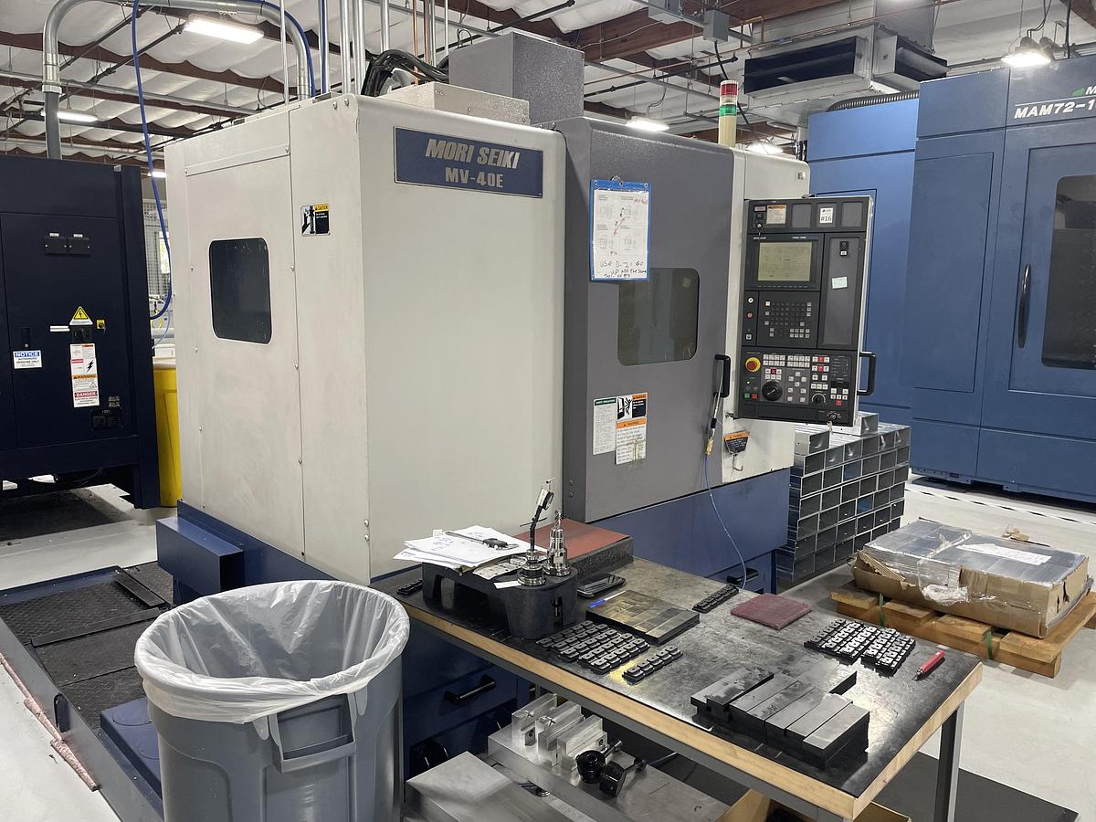 Used (2) 2000 MORI SEIKI MV40E CNC VMC 
