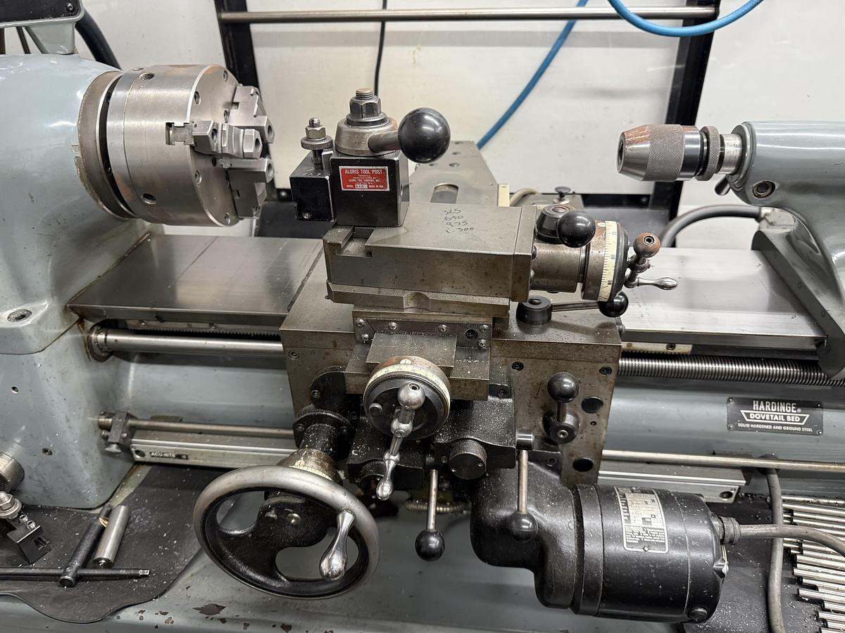 Used Hardinge Mdl HLV-H Super Precision Toolroom Lathe