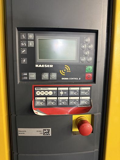 Used (2) 2022 & 2016 KAESER MDL BSD 50T ROTARY SCREW AIR COMPRESSOR