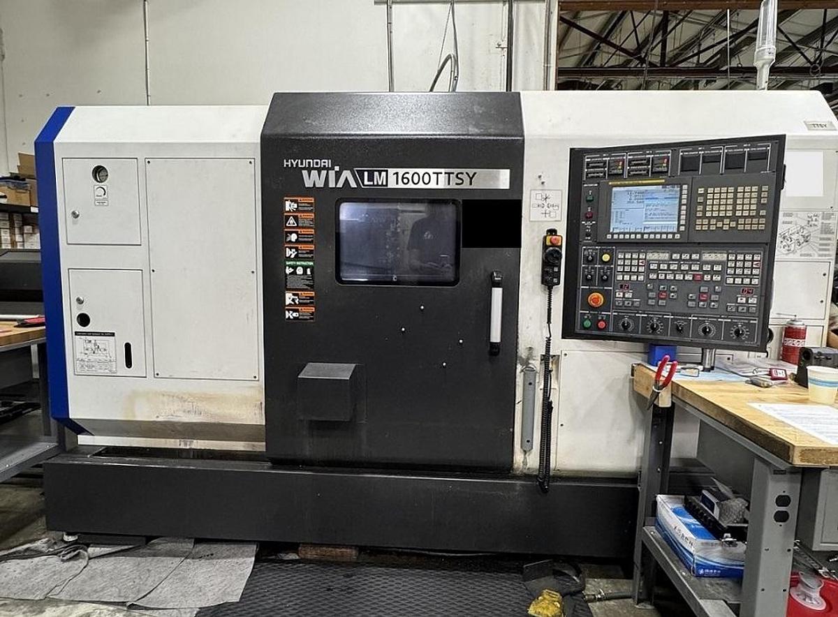 Used 2014 Hyundai WIA LM-1600TTSY Multi Axis CNC Lathe