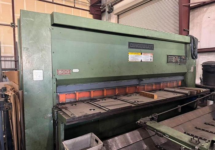Used Cincinnati Mdl. 500 x 12 FT X 1/2" Shear Cincinnati