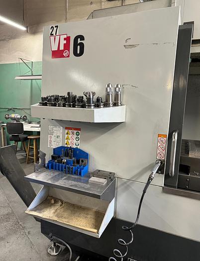 Used 2017 HAAS VF 6 model VF6/40 CNC Vertical CNC Machining Center, HAAS CNC Controls