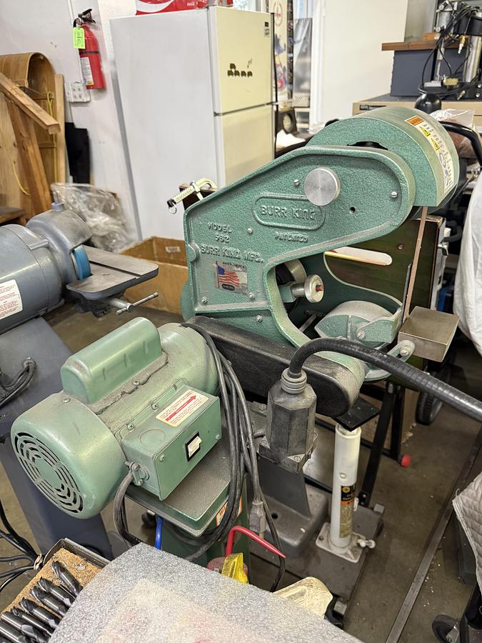 Used Burr King Vertical Belt Sander