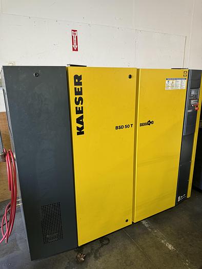 Used 2022 Kaeser Mdl BSD 50T Rotary Screw Air Compressor