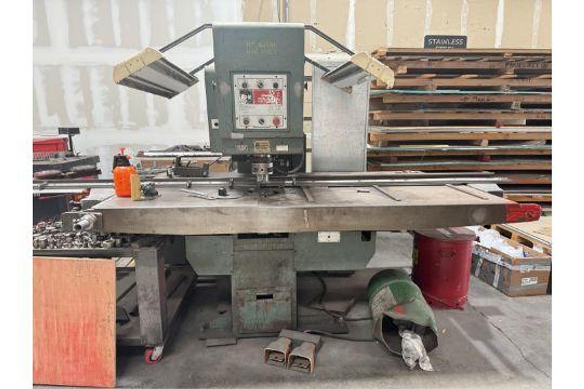 Used W.A Whitney Mdl. 652-50 50-ton Cap. Punch & Tooling