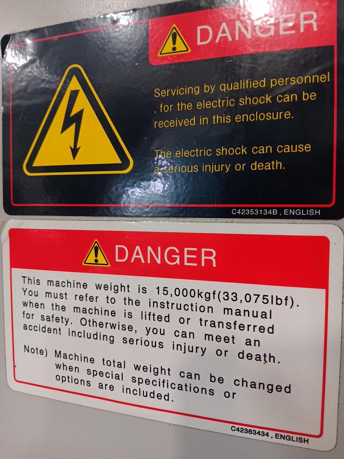 Used 2018 Doosan NHP4000 CNC 4-Axis Horizontal Machining Center with LPS4000 12-Pallet Pool and 275 Position Tool Changer