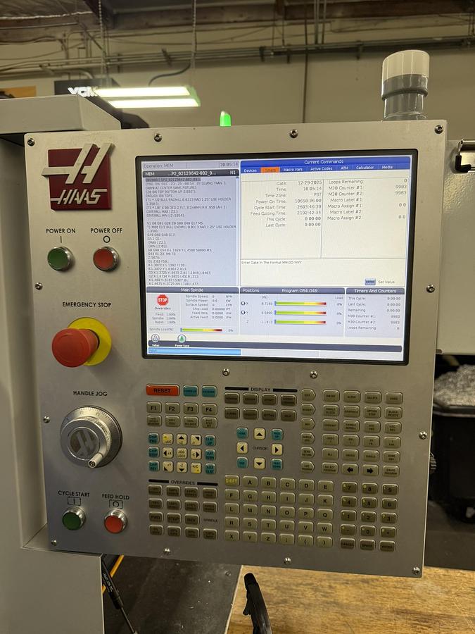 Used 2018 Haas Mdl VF-2 CNC Vertical Machining Center