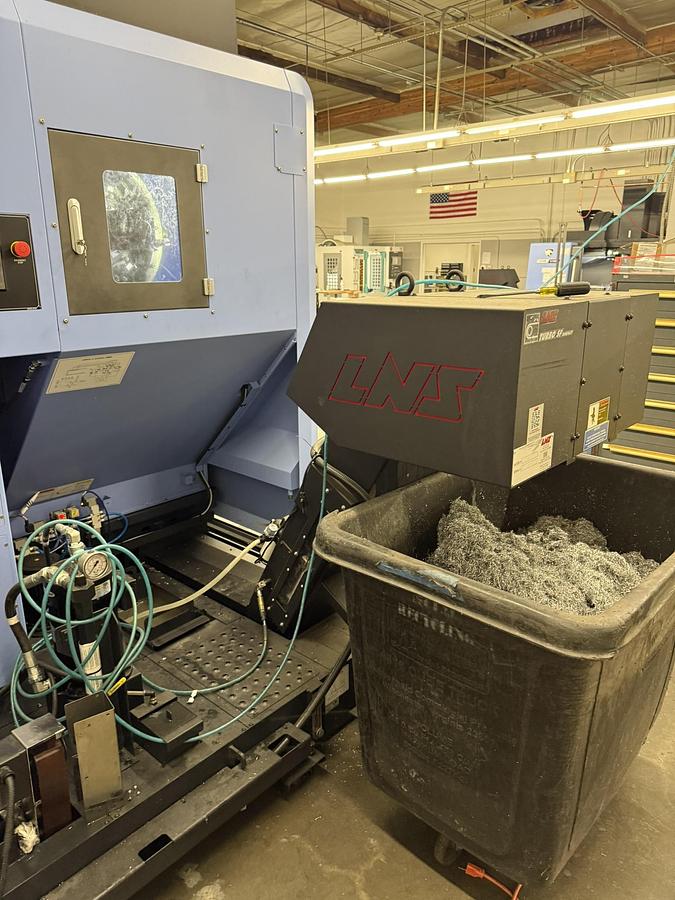 Used 2023 Doosan Mdl DVF-5000 5 Axis CNC Vertical Machining Center w/ 12 Pallet AWC, New Price $500,000