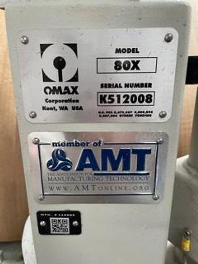 Used 2019 OMAX 80X CNC WATER JET