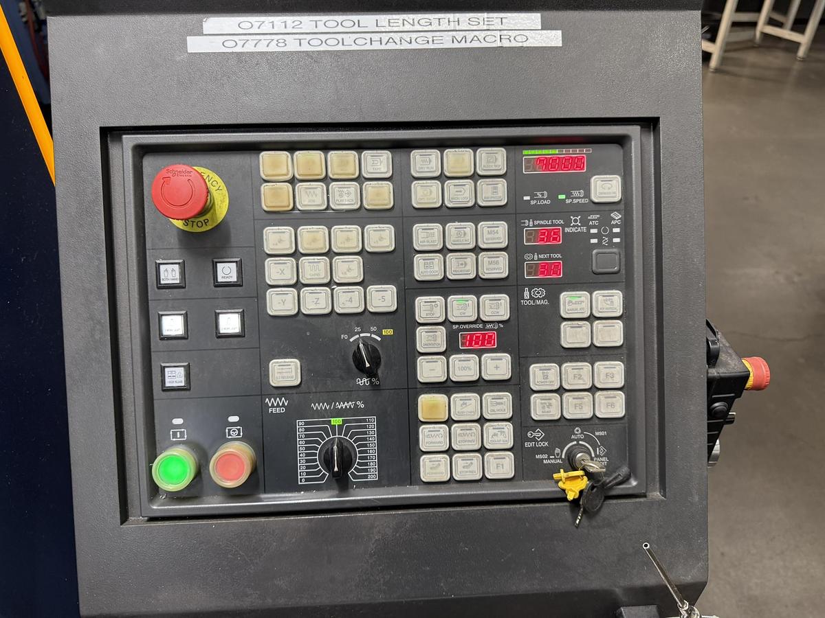 Used 2022 YCM Mdl RX65 5-Axis CNC Vertical Machining Center, Low Hours, $350,000 New Pricing!