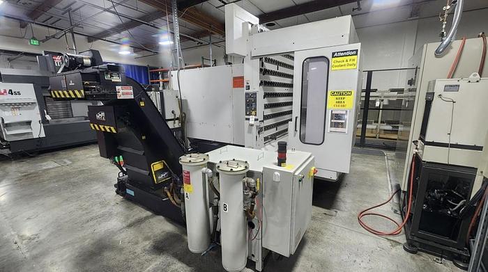 Used 2002 HITACHI SEIKI HS-500 4TH AXIS CNC FMS SYSTEM W/ SEICOS 16 M CNC CONTROLS